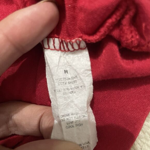 Juniors Game Day Distressed Midriff Crop MmMmMm Size Medium Short Sleeve Shirt - Picture 5 of 10